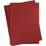 Karton A2 420x594 mm 180 gram - Mørk rød - 1 ark