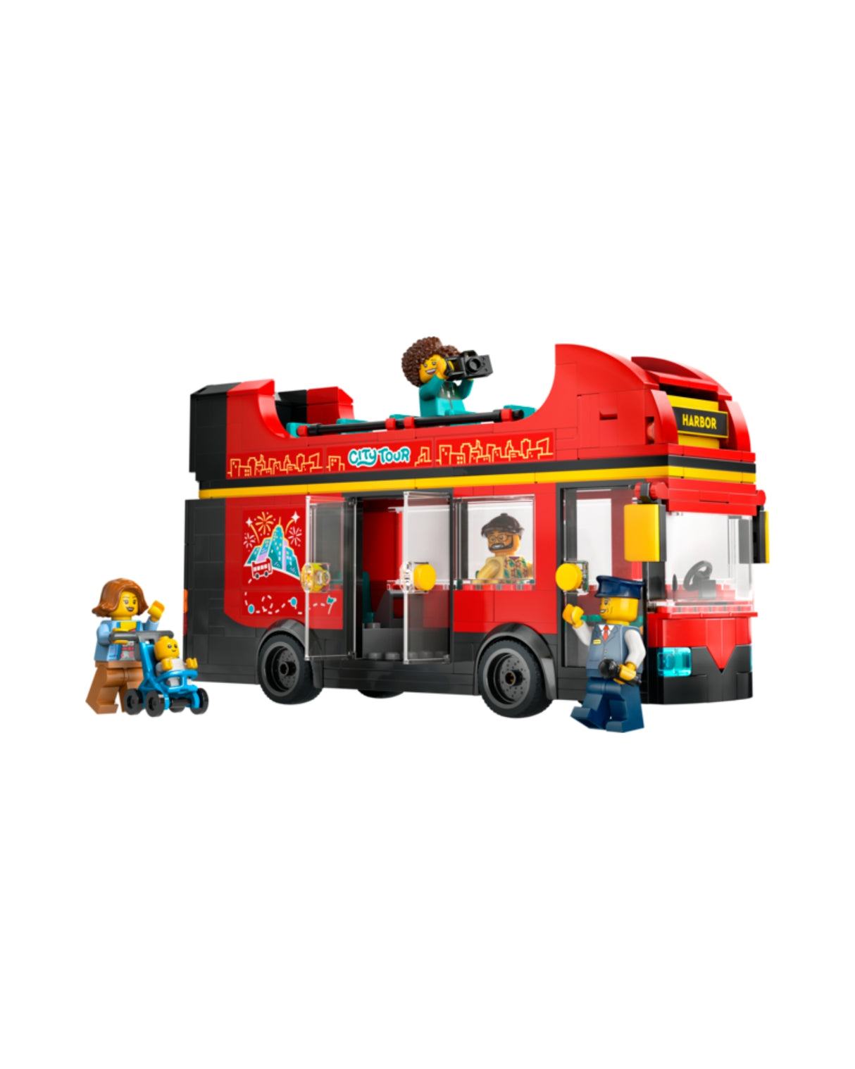 LEGO 60407 Red Double Decker Tourist Bus - LEGO City