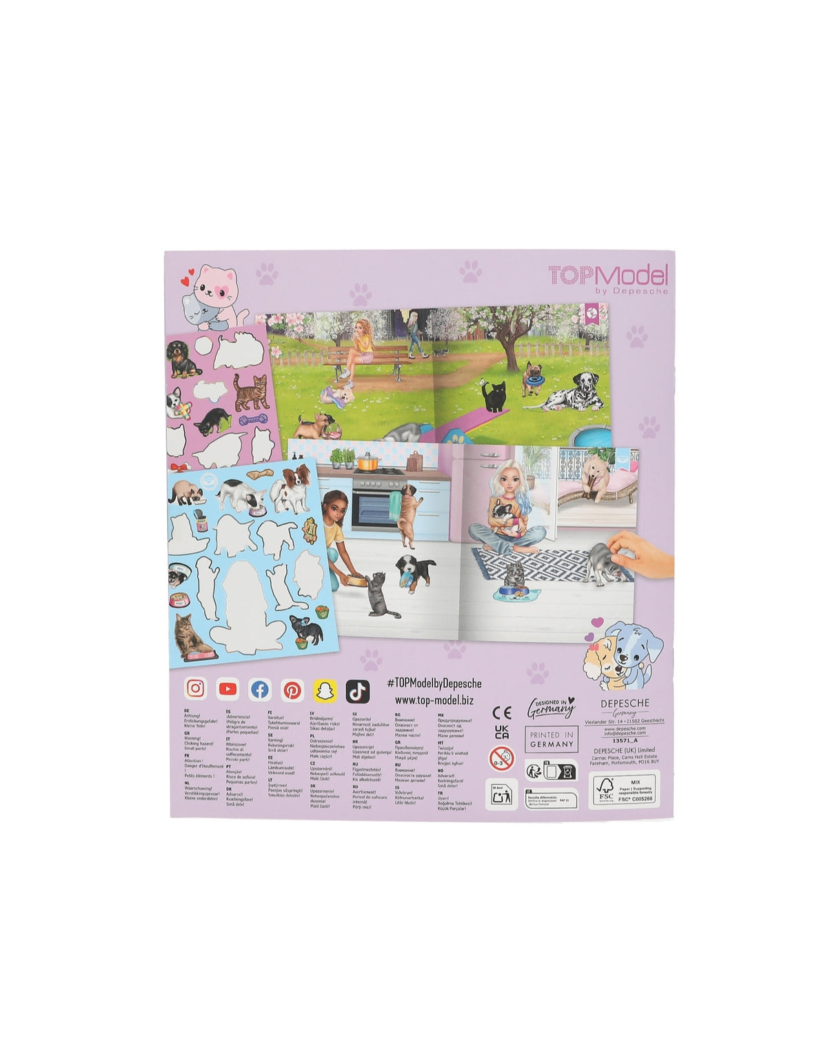 Create your Zoo Activity Book with stickers