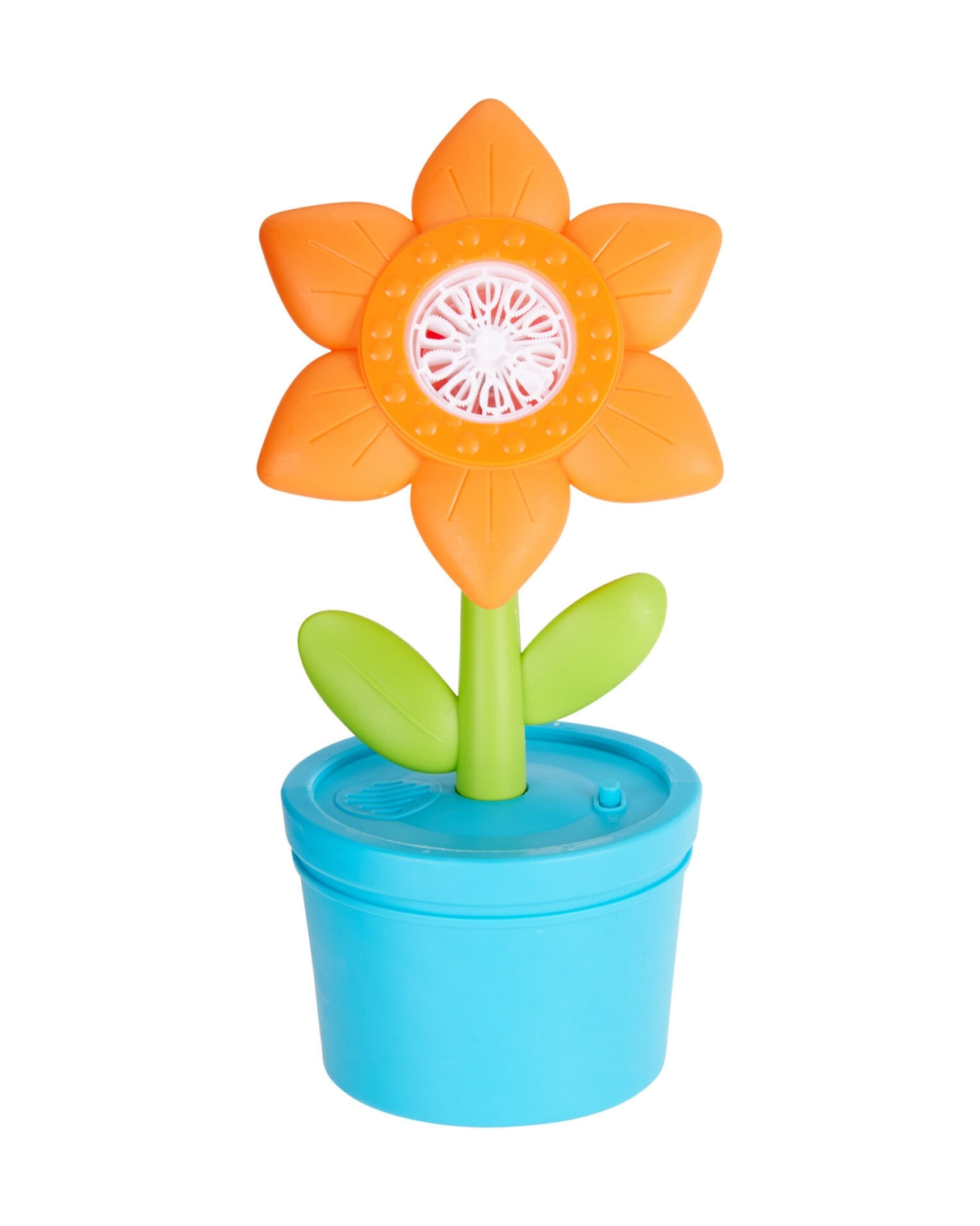 Bobleblæsemaskine med lys & lyd – blomsterdesign