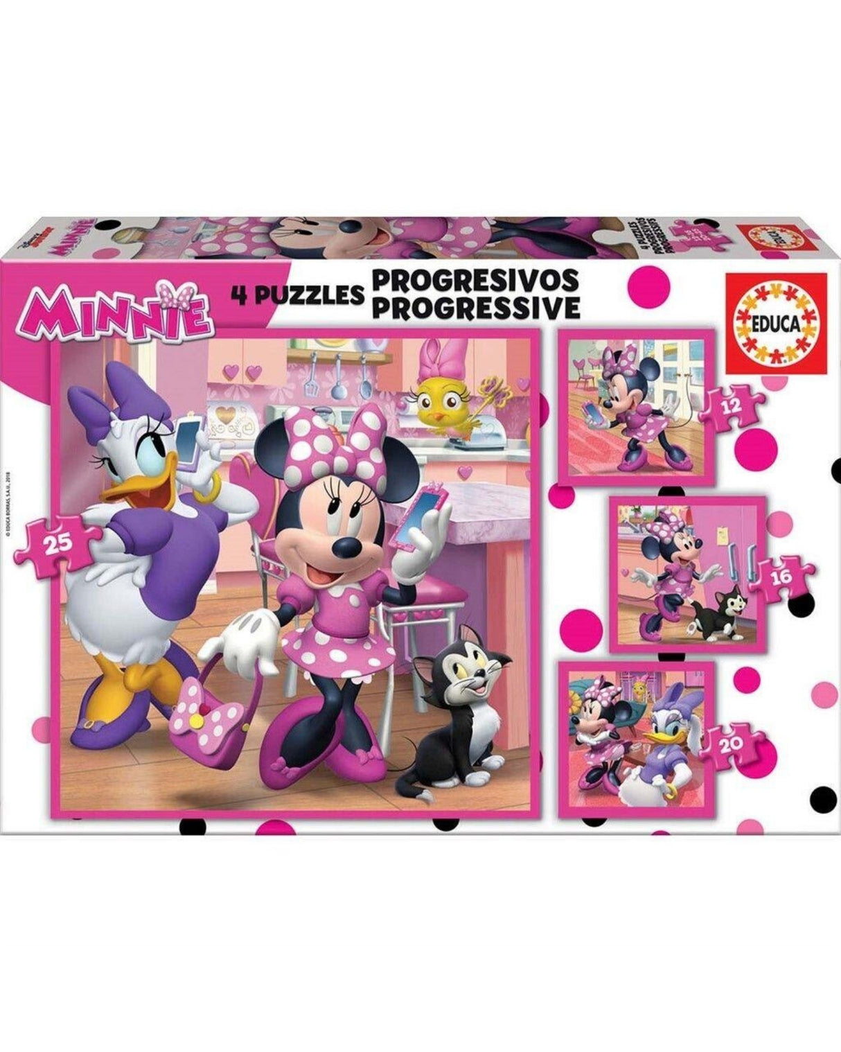 Educa 12-16-20-25 Minnie Happy Helpers