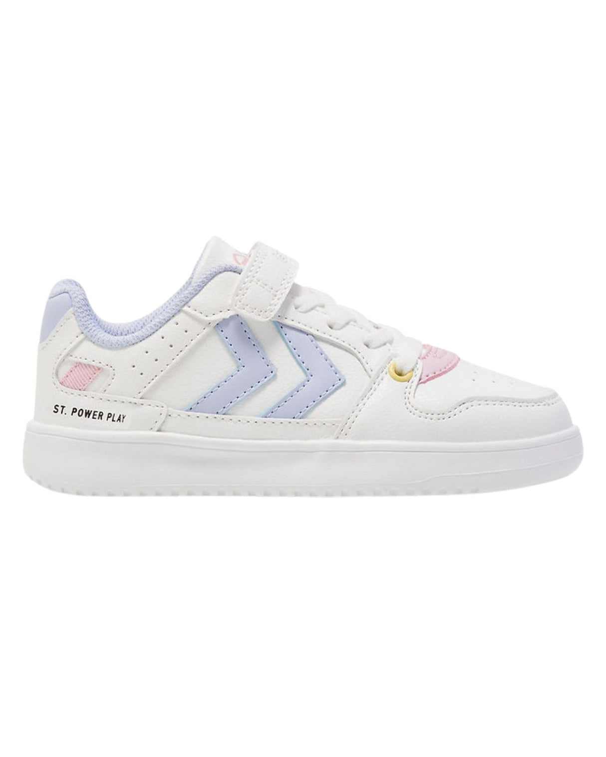 Hvid - White/Yellow - Hummel - ST. POWER PLAY JR - sneakers - 223712-9233