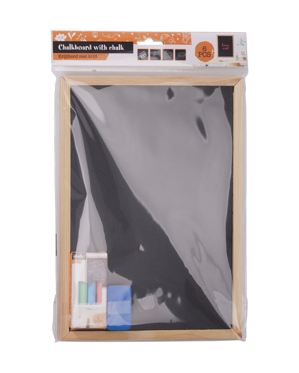 Tavlesæt 21 x 30 cm – inkl. kridt og svamp