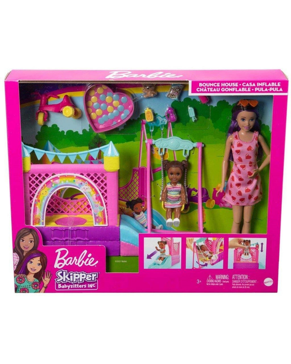 Barbie Babysitter Bounce House