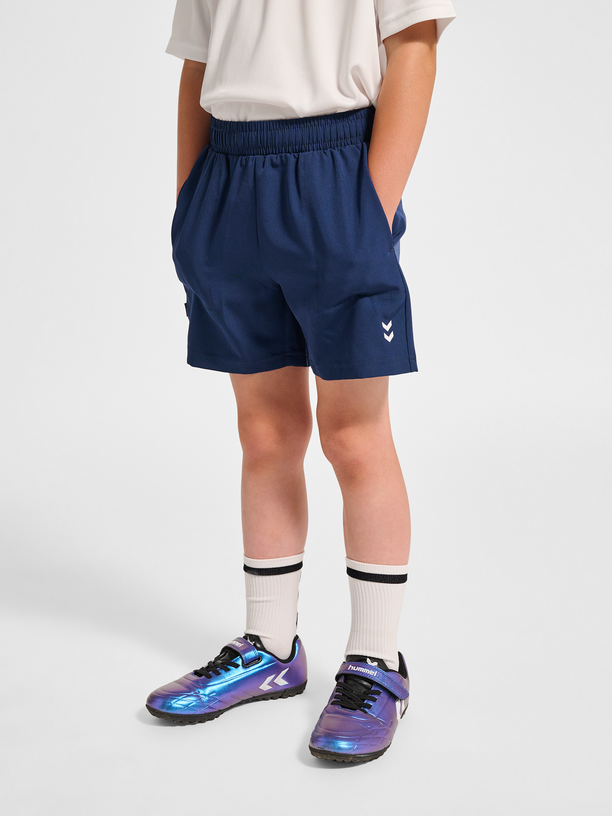 Mørkeblå - Hummel - Træningsshorts - 230000-7459
