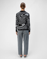 Sort/grå- black - Striktrøje - Object - 23040958