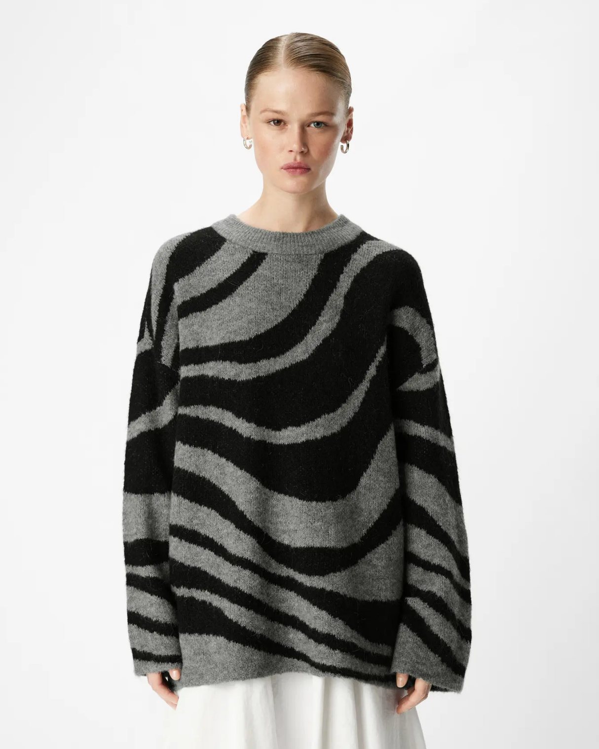 Sand/black - Birch/Black - Pieces - Sweater - 17154521