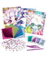 Nebulous Stars Glitter Scratch & Foil Art