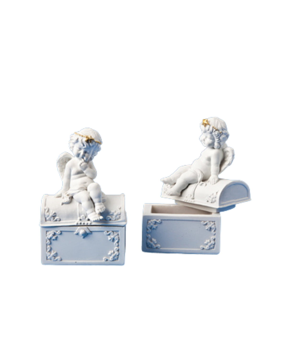 Smykkeskrin engle med låg