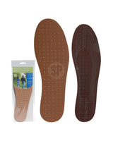 Såler universal 1 par med læder look - Indlægssåler