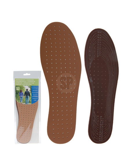 Såler universal 1 par med læder look - Indlægssåler