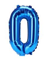 Folieballon tal 1 stk i Blå