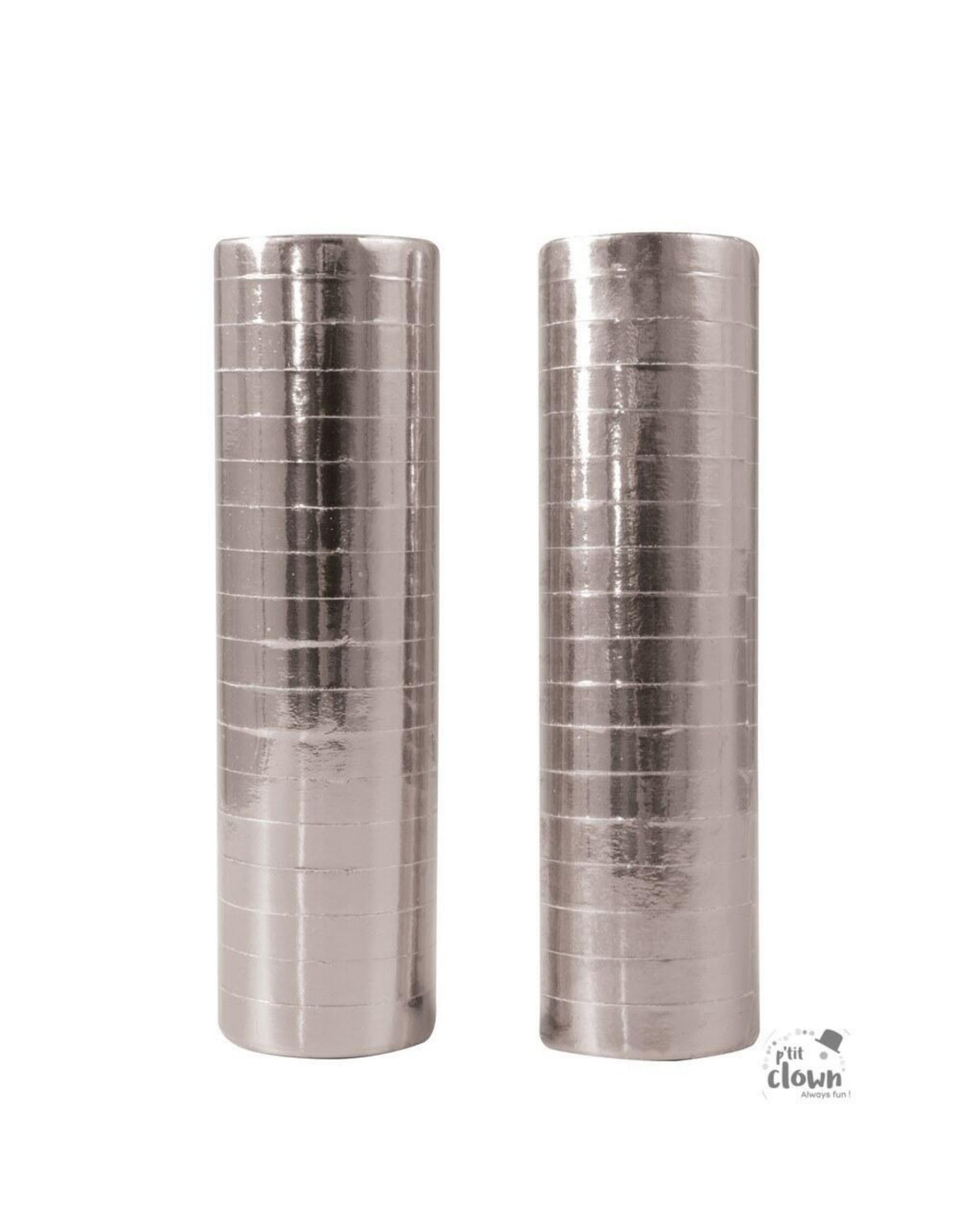 Silver streamers 2pcs