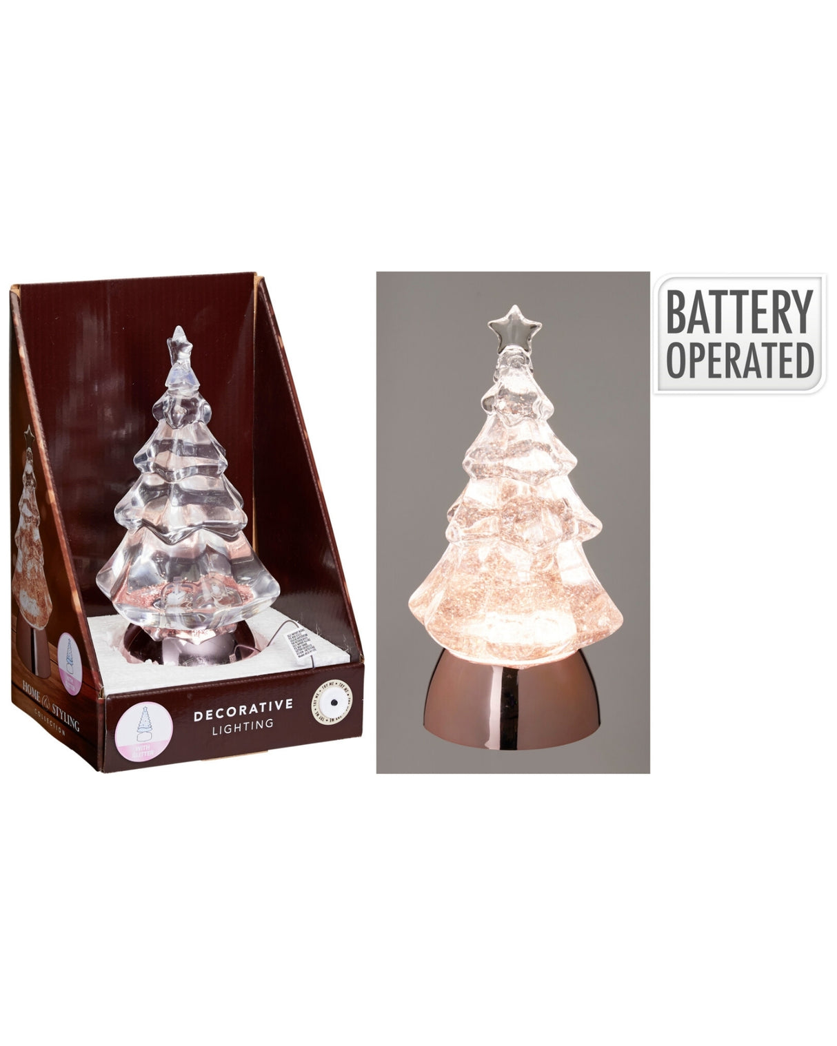 Juletræ med LED lys