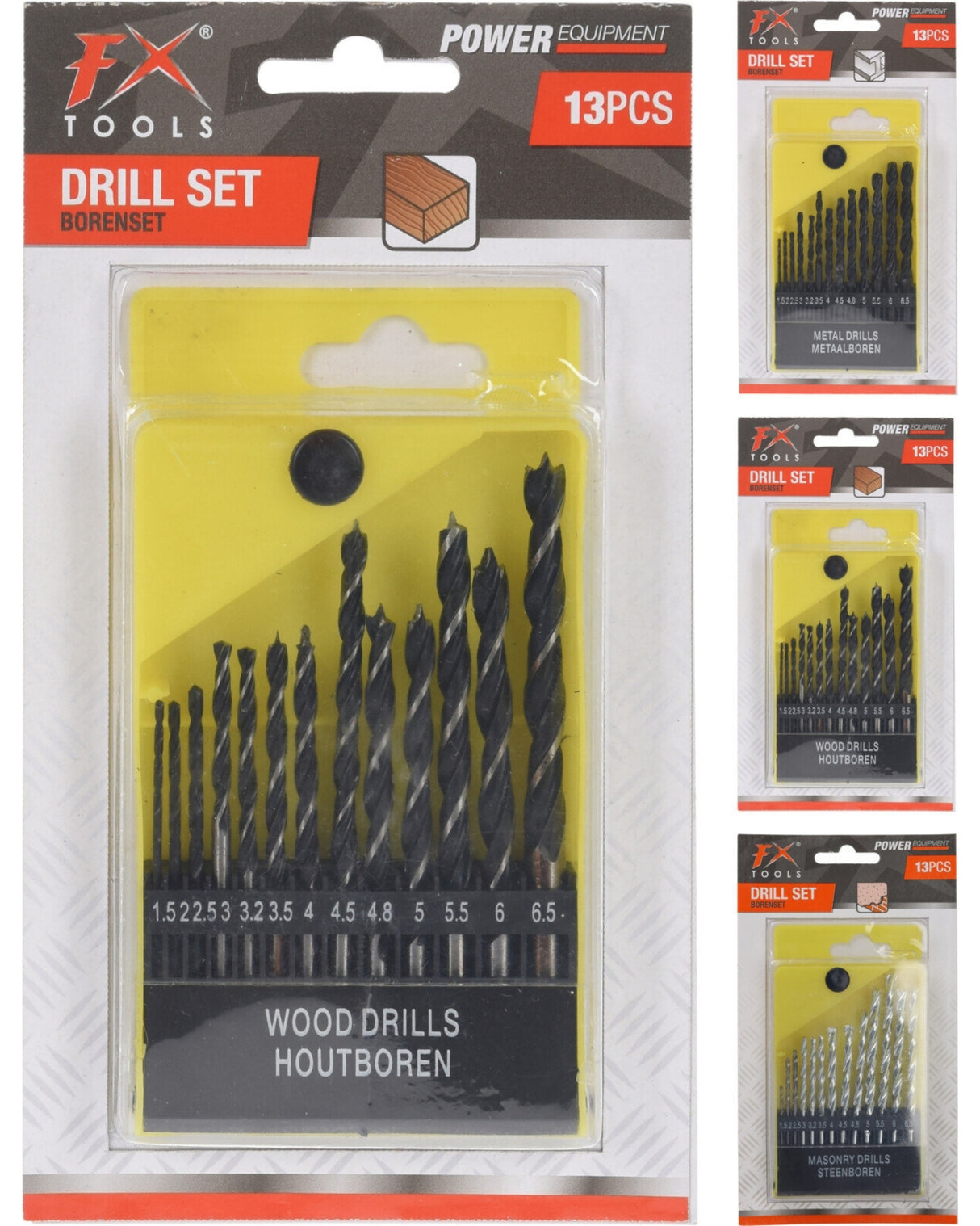 Drill set 13 pieces
