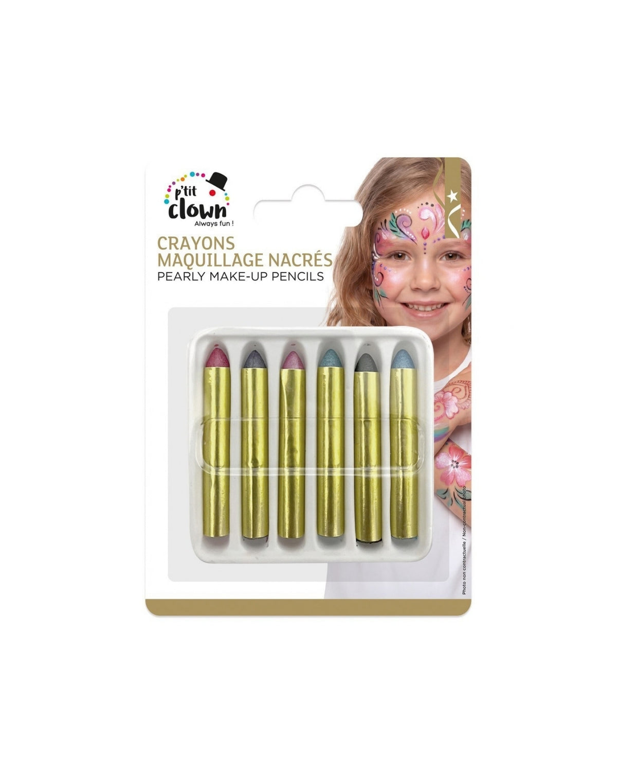 Make-up stifter - Pearl - 6 farver