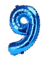 Folieballon tal 1 stk i Blå