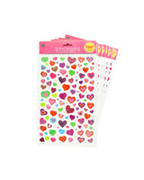 Stickers hearts 1 sheet