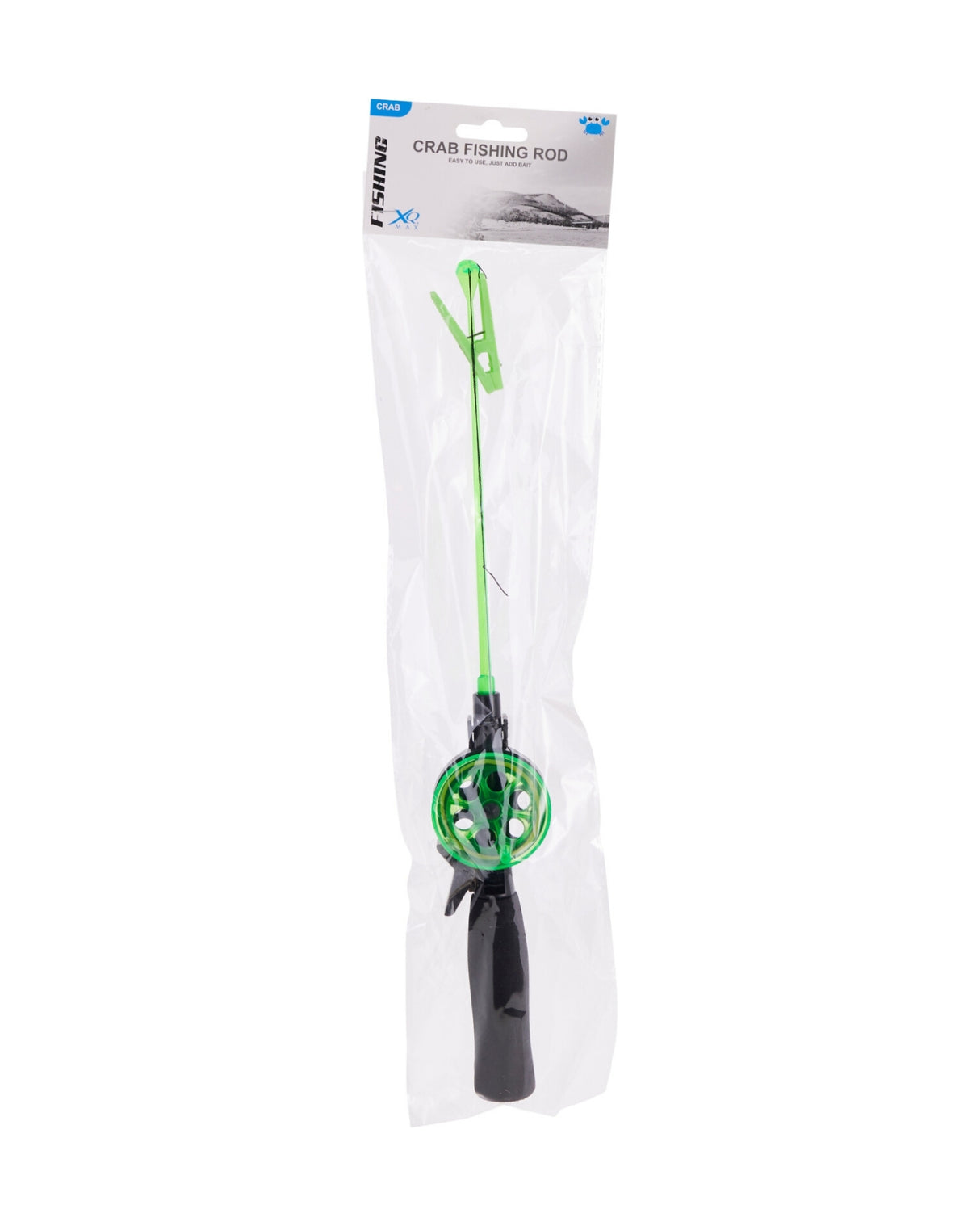 Krabbefiskestang med line – 40 cm