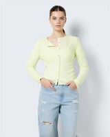Lime - butterfly - Noisy May - rib cardigan - 27029945