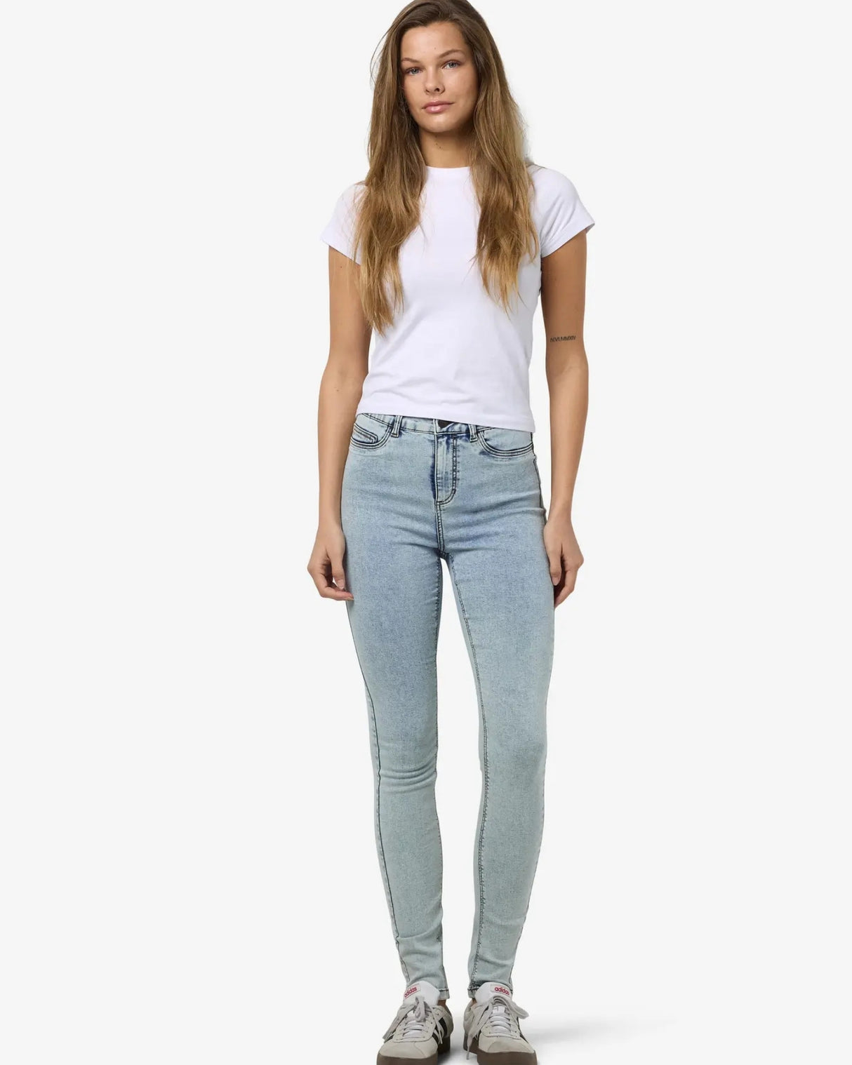 Lyseblå - Light Blue Denim - Noisy May - Jeans - 27030614
