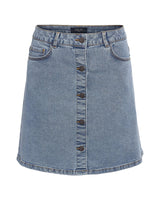 Blå - Light Blue Denim - Noisy May - Nederdel - 27032521