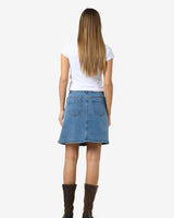 Blå - Light Blue Denim - Noisy May - Nederdel - 27032521