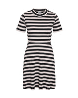 Sort/Hvid - Birch - Black - Noisy May - Kjole - Stribet - Rib - 27033179