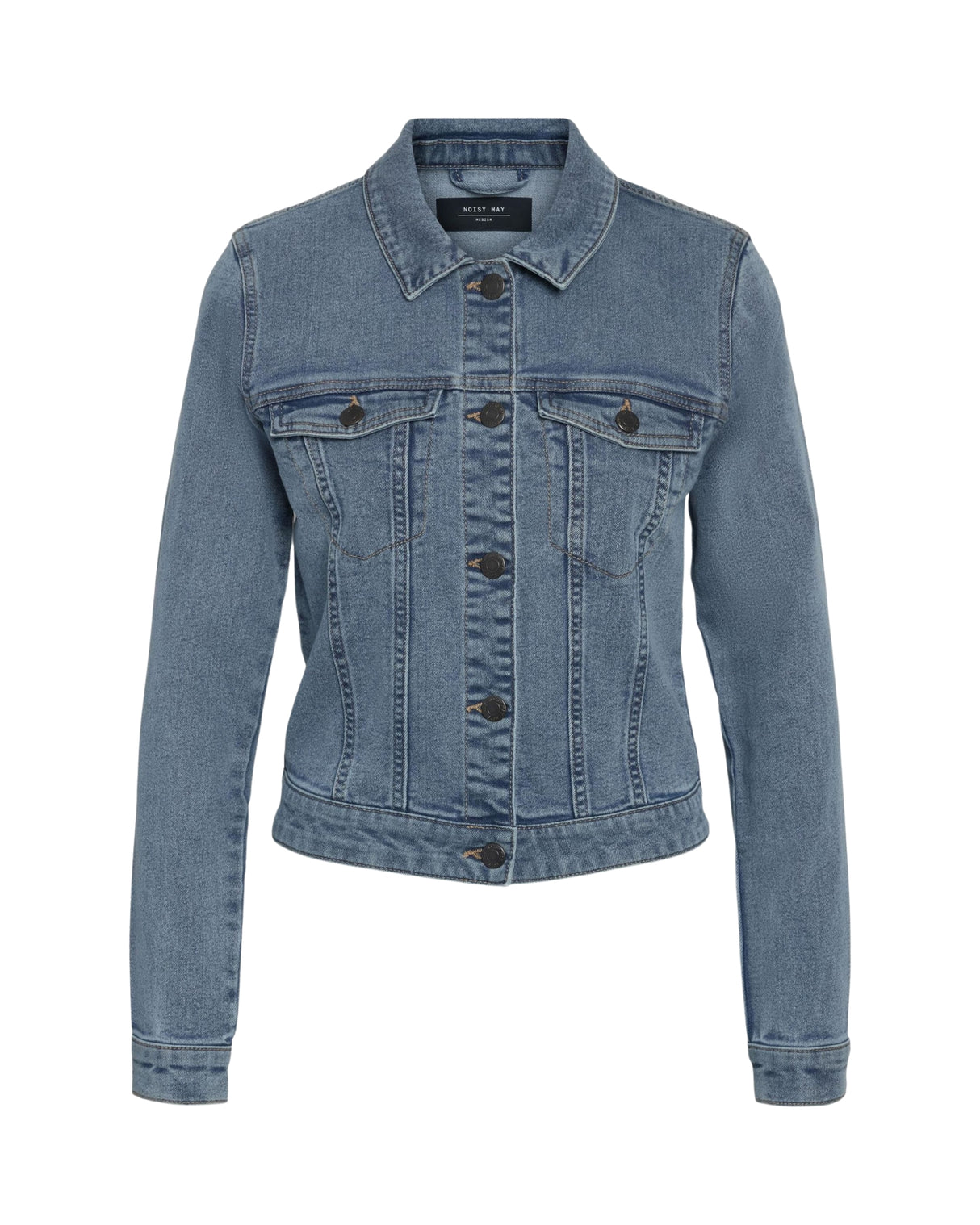 Blå - Light Blue Denim - Noisy May - Jakke - 27034410