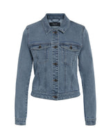 Blå - Light Blue Denim - Noisy May - Jakke - 27034410