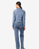 Blå - Light Blue Denim - Noisy May - Jakke - 27034410