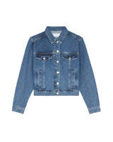 Blå - Medium Blue Denim - Noisy May - Jakke - 27035102