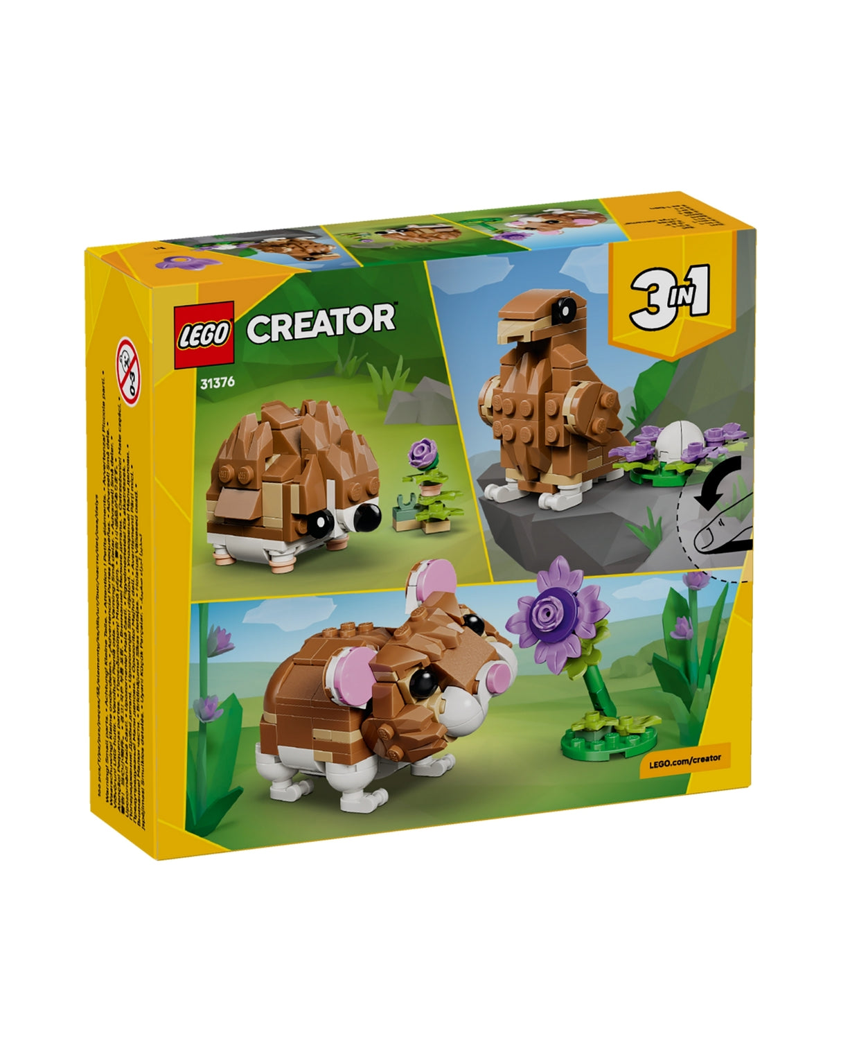 LEGO 31376 Sød hamster med blomst - LEGO Creator 31376