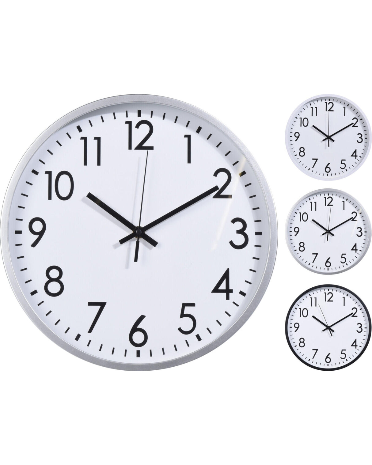 Wall clock 30cm in plastic