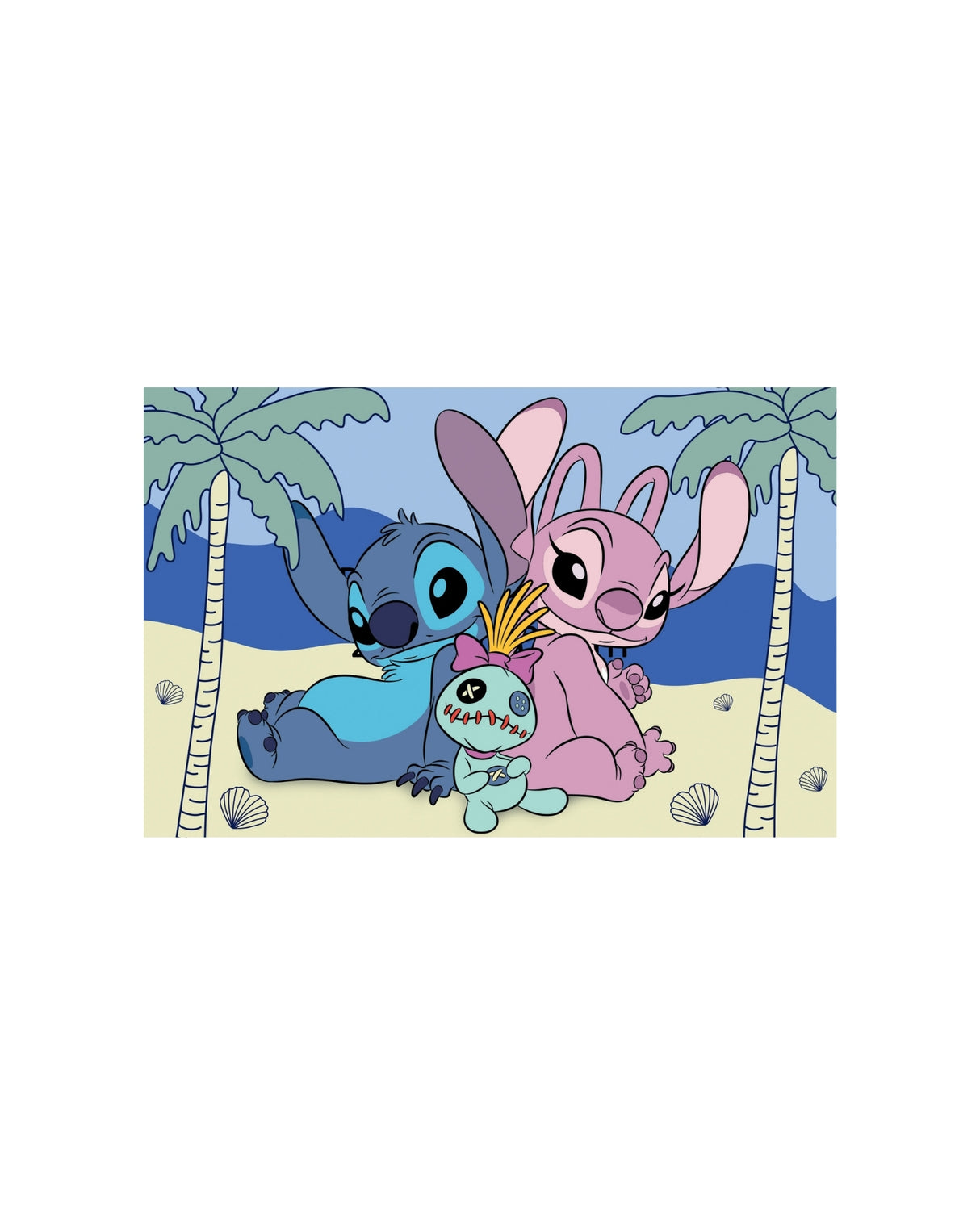 Puslespil med 54 brikker - Mini-Puslespil - Stitch Og Hans Verden - Disney Lilo&Stitch
