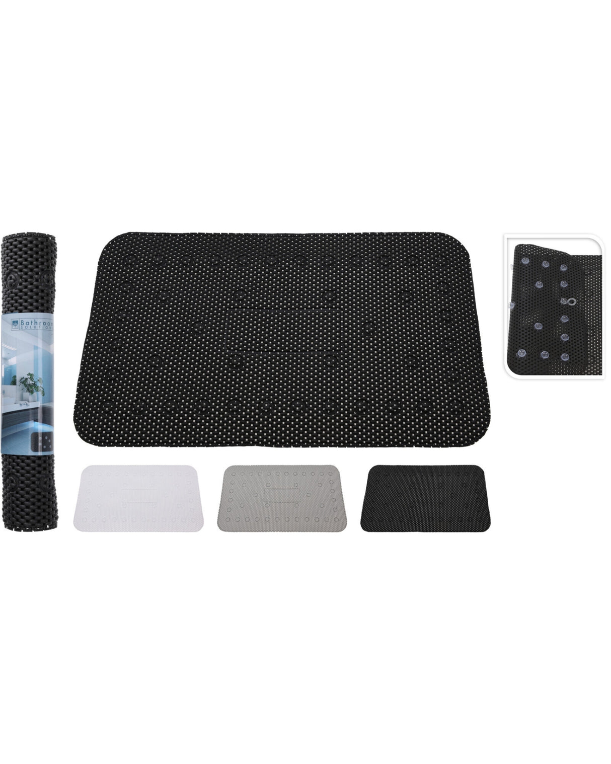 Bademåtte PVC 70x40cm 1stk