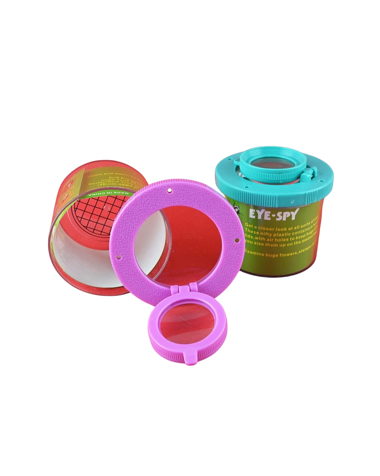 Plastik beholder med forstørres 7 cm