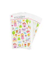 Stickers Prinsesse med glitter