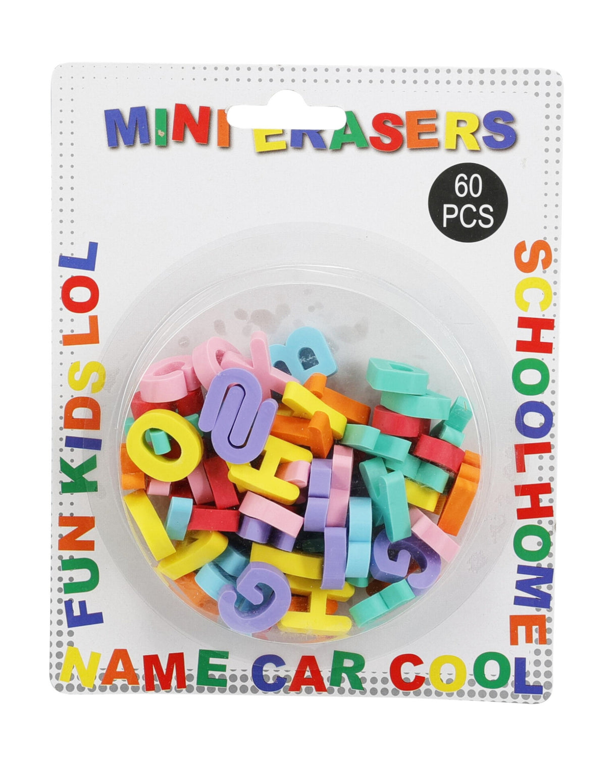 Viskelæder alfabetet 60 dele