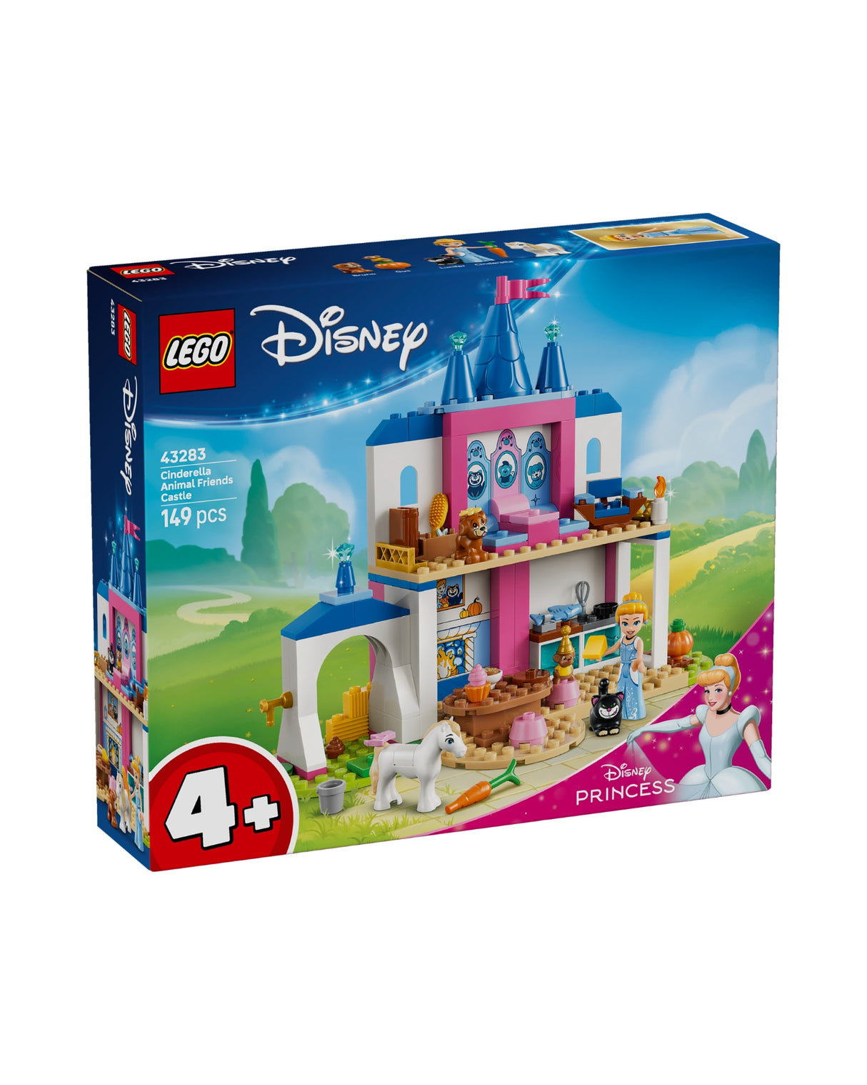 LEGO 43283 Askepot-slot til dyrevenner - LEGO Disney Princess 43283