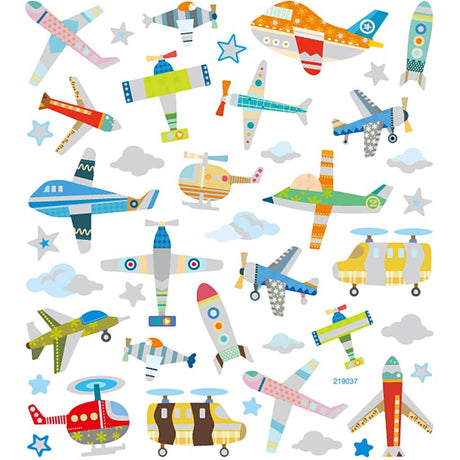 Stickers, alphabet, 15x16.5 cm, 1 sheet