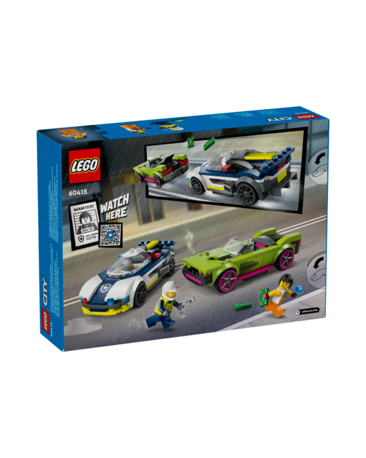 LEGO 60415 Biljagt med politi og muskelbil  - LEGO City