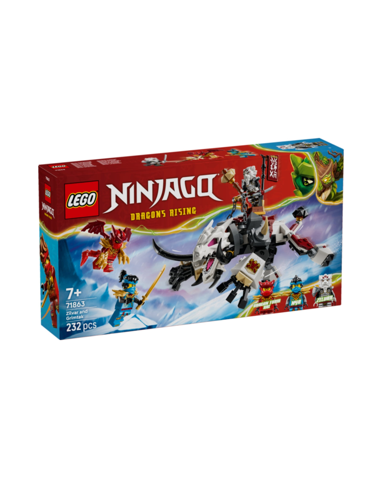 LEGO 71863 Zilvar og dragebæstet Grimtak - LEGO Ninjago 71863