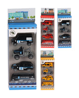 Biler 7 cm - Sæt med 4 stk