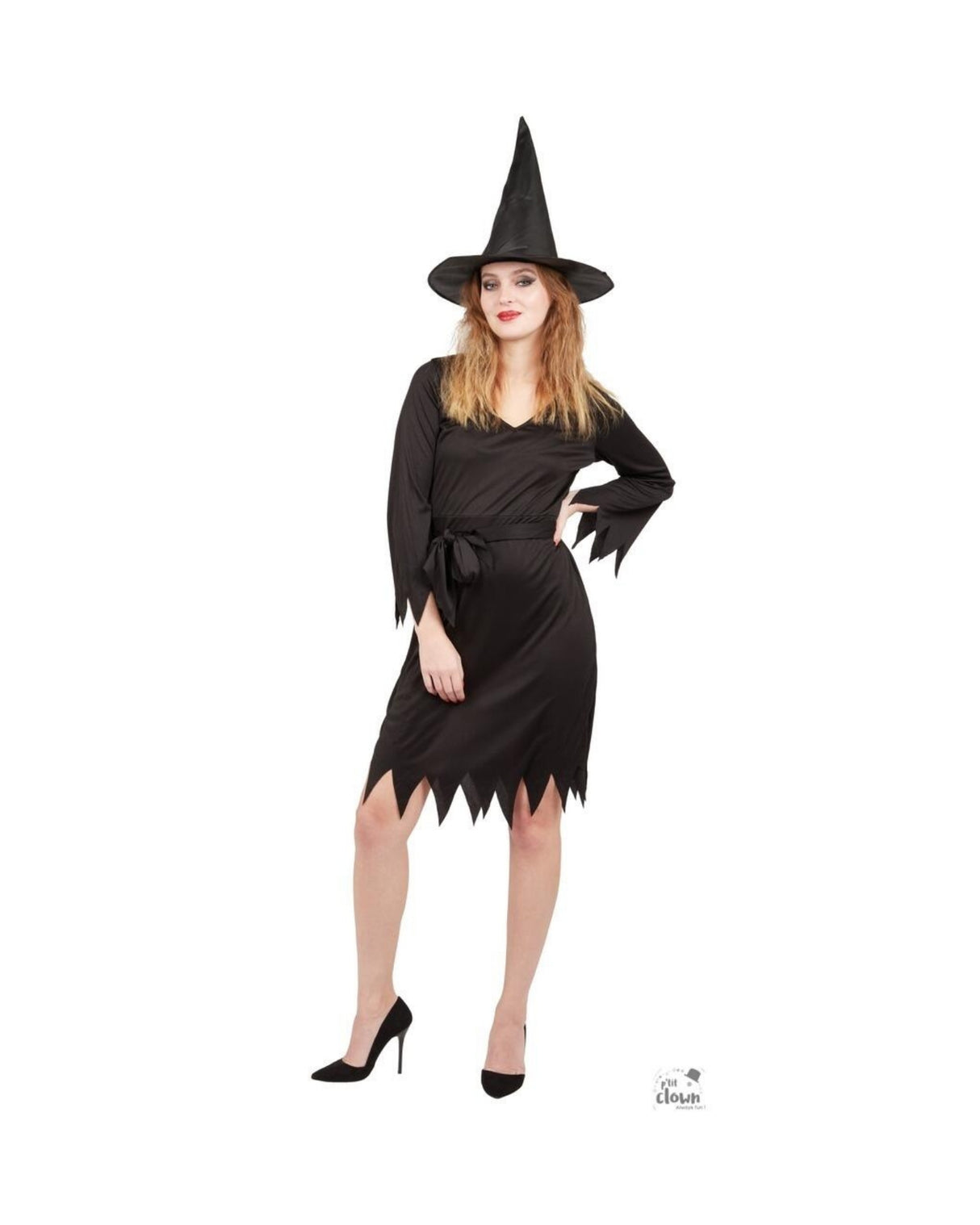 Heksekostume sort L/XL til voksne