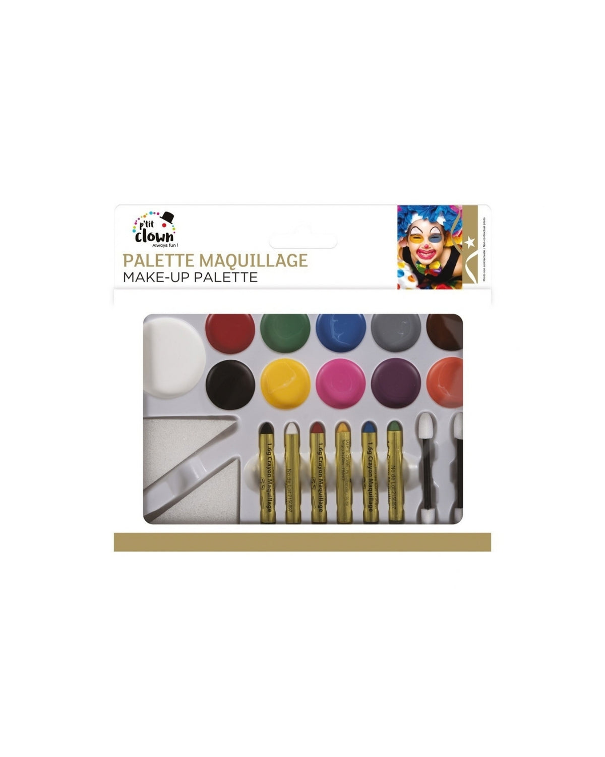 Palet og stifter - Make-up - 11 farver