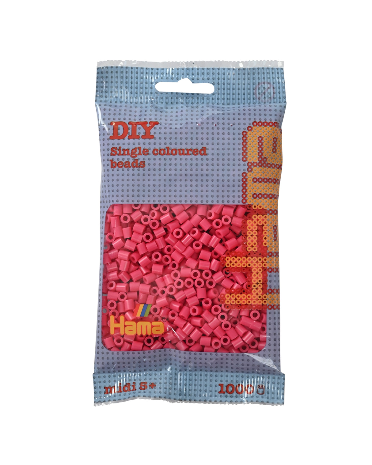 Hama perler 1000 stk  - (207-121) Pink