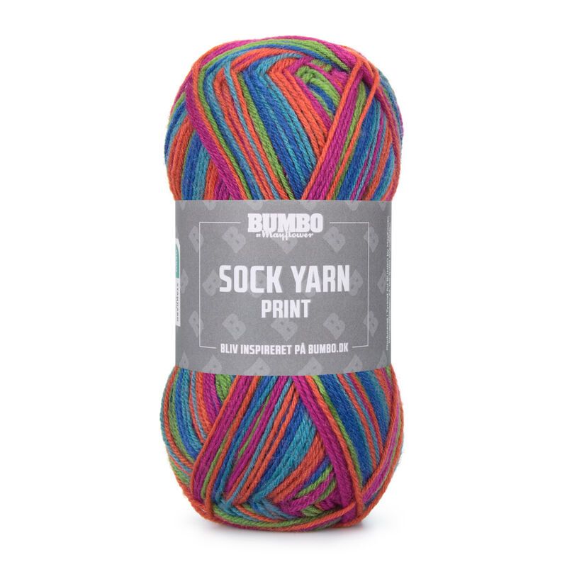 Bumbo Sock Yarn Print color 190 - Landscape 50g.