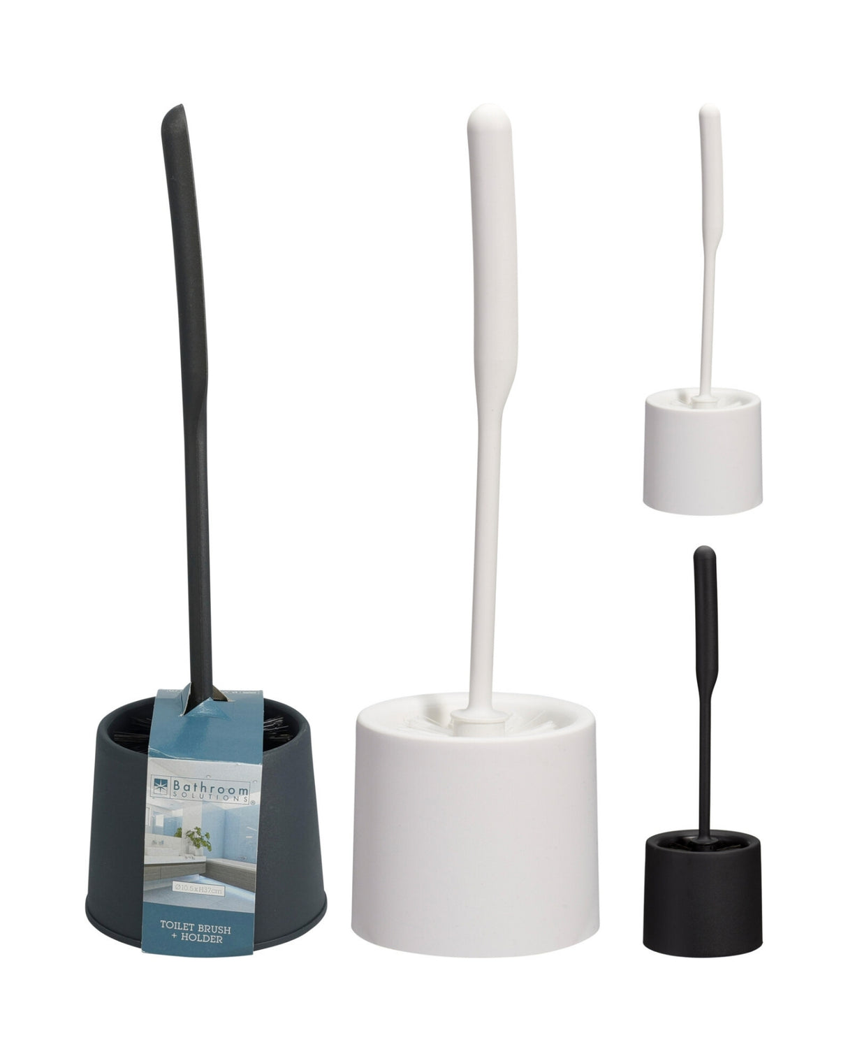 Toiletbørste med holder – 2 farver