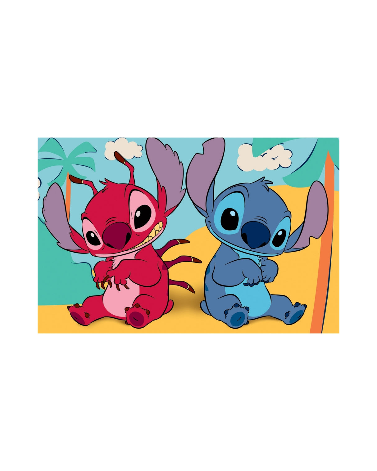 Puslespil med 54 brikker - Mini-Puslespil - Stitch Og Hans Verden - Disney Lilo&Stitch